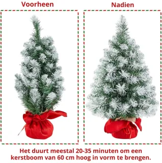 Yaheetech kunstkerstboom tafelmodel wit