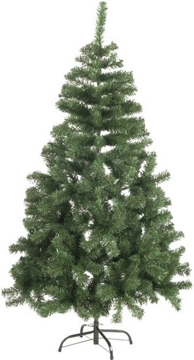 Zilverspar kerstboom 120 cm kunst kerstdecoratie