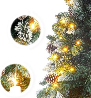 Wat vinden we goed aan de Zilverspar Kunstkerstboom 150 cm