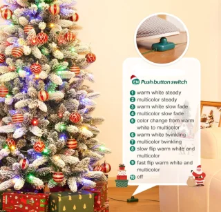 Zilverspar Kunstkerstboom 180 cm