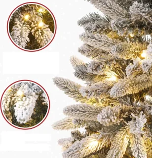 Zilverspar Kunstkerstboom 180 cm