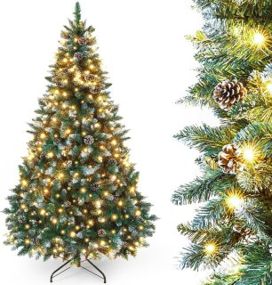 Wat vinden we goed aan de Zilverspar Kunstkerstboom 210 cm