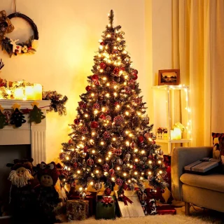 Zilverspar Kunstkerstboom 210 cm