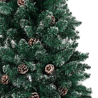 Zilverspar Kunstkerstboom Groen 150 cm