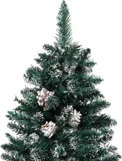 Zilverspar Kunstkerstboom Groen 150 cm