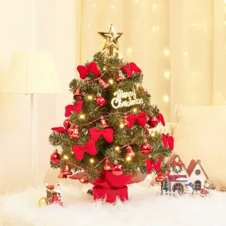 Zilverspar Mini Kerstboom 40 cm - Kunstkerstboom