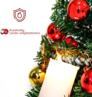 Zilverspar Mini kunstkerstboom 40 cm