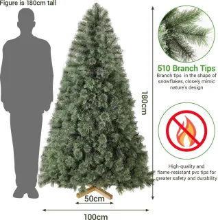 Zimoros Kunstkerstboom 180 cm