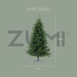 Zumi Christmas Tree Luxe Kunstkerstboom 210 cm Groen