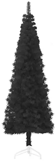 Zwarte Muurkerstboom 120 cm - Kunstkerstboom
