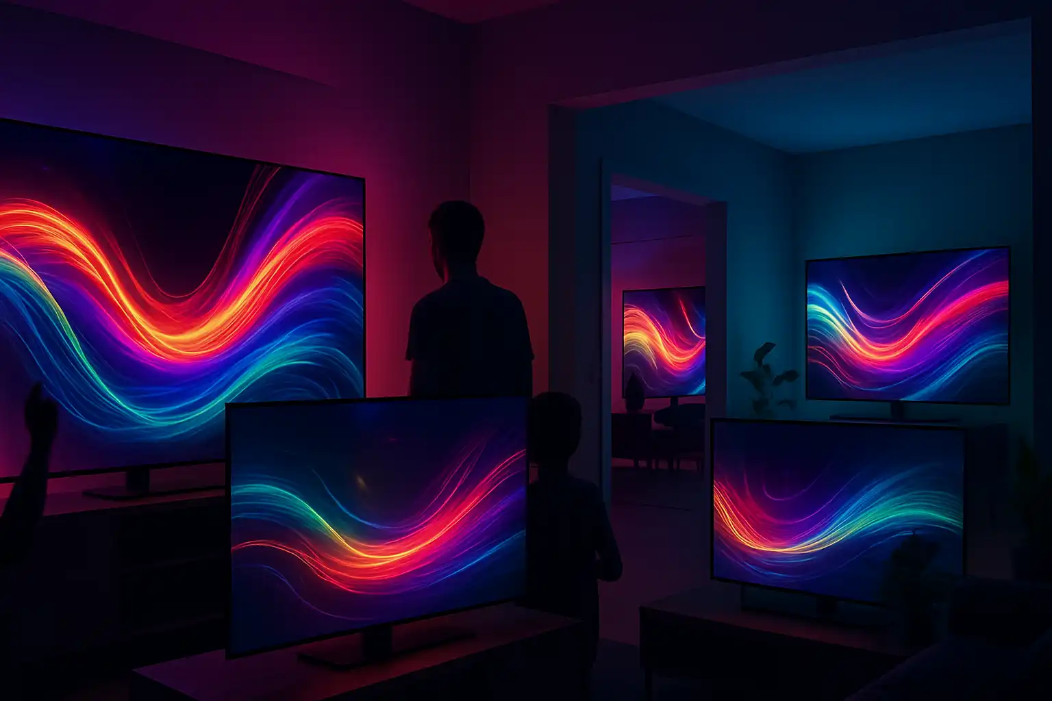 Meerdere OLED-tv's synchroon gebruiken: zo creëer je de ultieme party- of multiroom-bioscoop