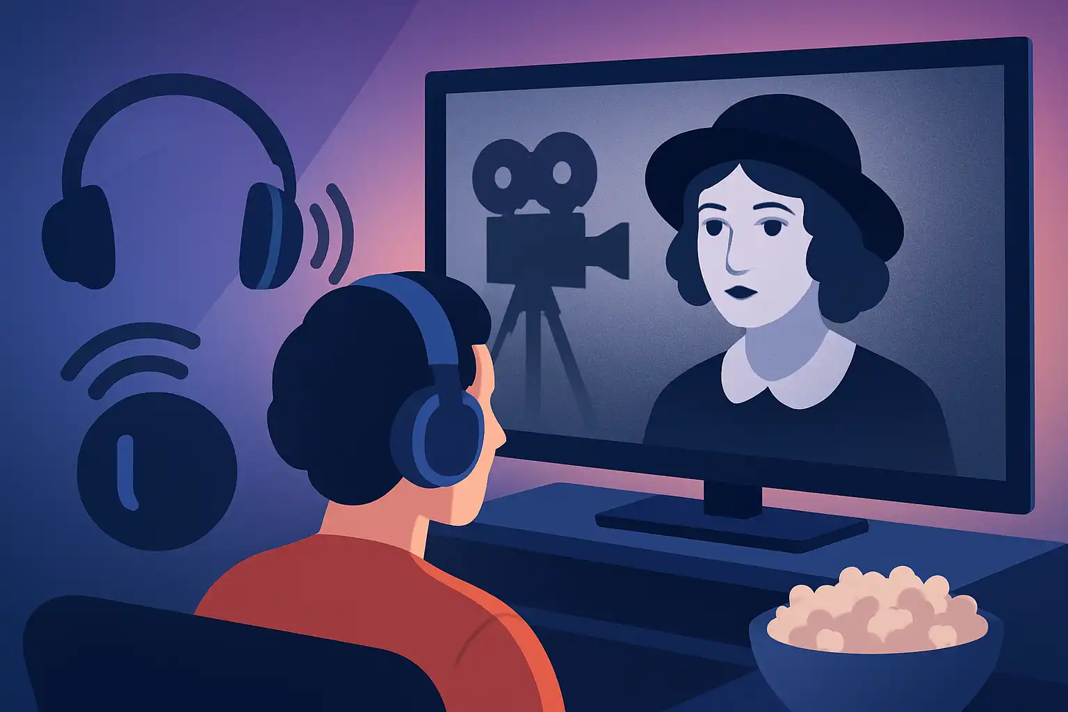 Silent cinema thuis: zo organiseer je een filmavond met draadloze koptelefoons en je OLED‑tv