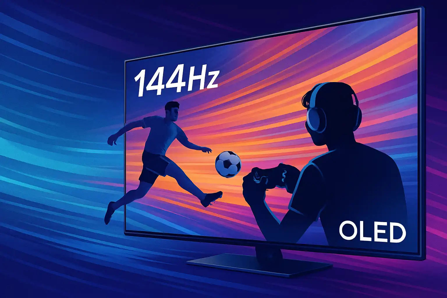 Supersnelle 144Hz OLED tv's: ultra vloeiend beeld voor gamers en sportfanaten