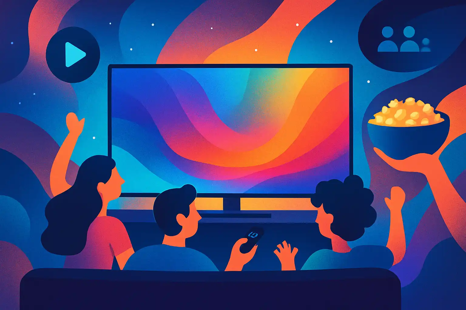 Zo organiseer je de perfecte watch party via je OLED-tv