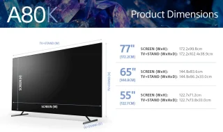 Sony Bravia XR-55A80K - 4K OLED - 2022