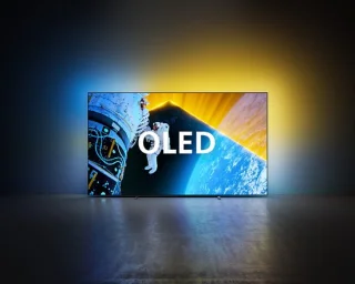 Philips 77OLED849/12 tv 195,6 cm (77") 4K Ultra HD Smart TV Wifi Zwart, Chroom