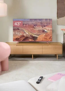 CREATE - QLED 4K 43" Smart TV met antireflectiescherm en gekleurde lijst - TV COLOR STUDIO
