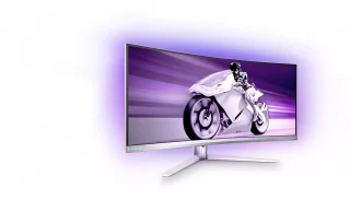 Philips Evnia 34M2C8600 - Curved QHD OLED Gaming Monitor - USB-C 90w - 175hz - Ambiglow - 34 inch
