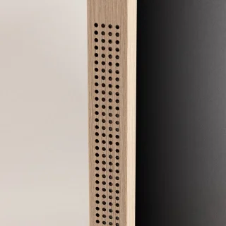 CREATE - QLED 4K 55" Smart TV met antireflectiescherm en kunstgalerij, Licht hout - TV ART MATTE