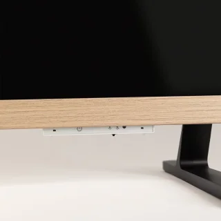 CREATE - QLED 4K 55" Smart TV met antireflectiescherm en kunstgalerij, Licht hout - TV ART MATTE