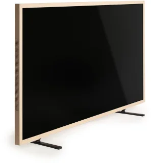 CREATE - QLED 4K 55" Smart TV met antireflectiescherm en kunstgalerij, Licht hout - TV ART MATTE