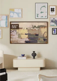 CREATE TV ART MATTE 55" Donker hout