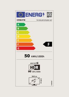 Wat vinden we goed aan de CREATE - TV COLOR STUDIO 43"