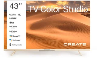 CREATE TV COLOR STUDIO 43" QLED 4K Smart TV