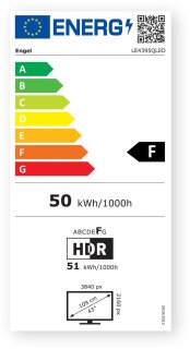 Wat vinden we goed aan de Engel LE4395QLED 43" TV