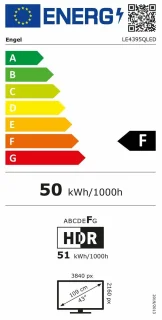 Engel LE4395QLED 43" TV