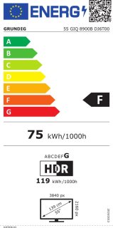 Wat vinden we goed aan de Grundig 55GIQ8900 Smart TV 55"