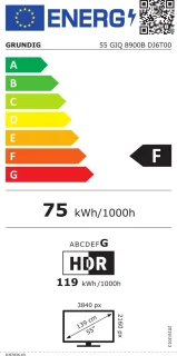 Grundig 55GIQ8900 Smart TV 55"