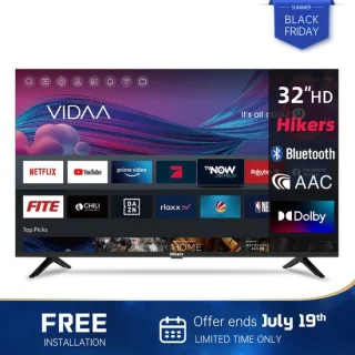 Hikers led tv hd 32 inch (80 cm) vidaa zwart review