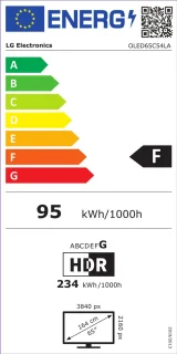 LG C5 OLED65C54LA - 65 inch OLED TV