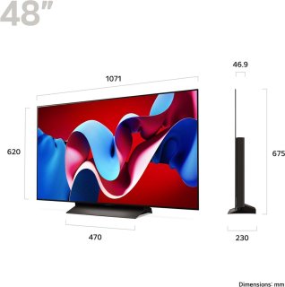 LG OLED48C4 48 inch 4K OLED Evo 2024