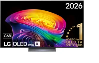 LG OLED55C68LA (C6) — Absolute zwarttinten, razendsnel beeld