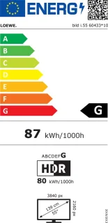 Loewe Bild i.55 DR+ OLED TV 55" Basalt Grijs