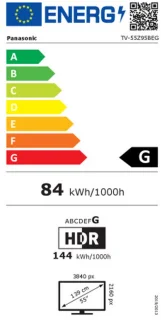 Panasonic TV55Z95BEG Televisie
