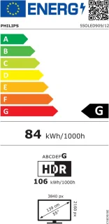 Philips 55OLED909/12 55 inch 4K OLED 2024