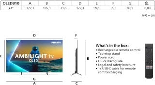 Philips 77OLED810/12 77" OLED TV
