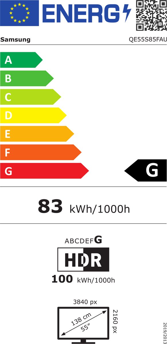 Wat vinden we goed aan de Samsung QE55S85F OLED 55" 4K TV 2025 Buitenlands model