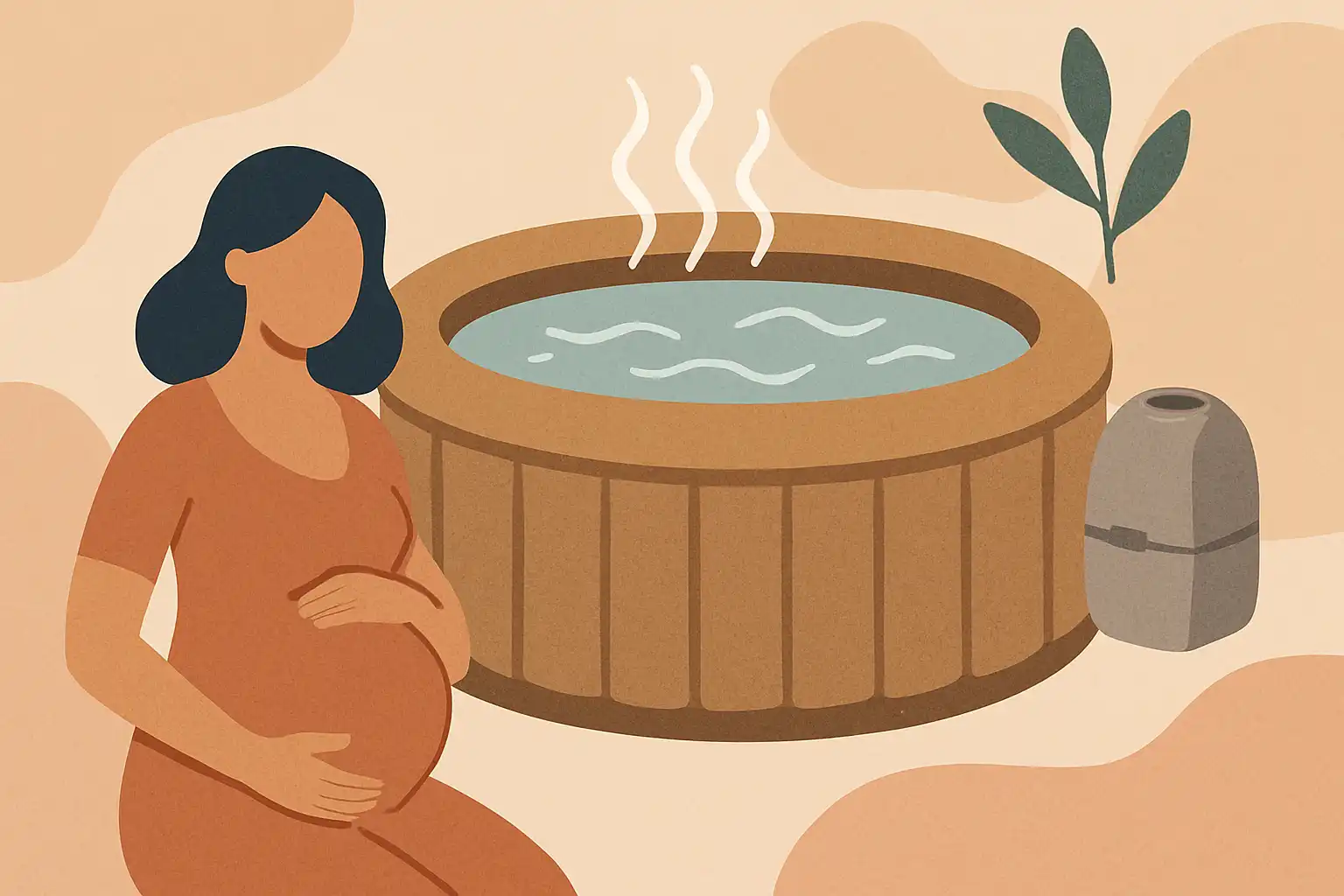 Bubbelen na de bevalling: veilig gebruik van je opblaasbare jacuzzi tijdens herstel