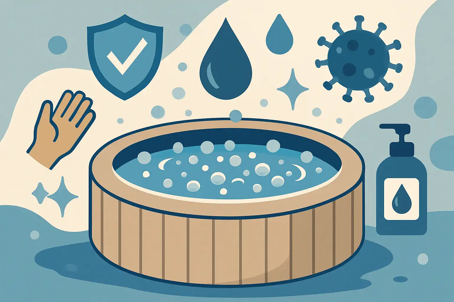 Bubbelen zonder zorgen: hygiëne, etiquette en slimme maatregelen voor gezond gebruik van je opblaasbare jacuzzi