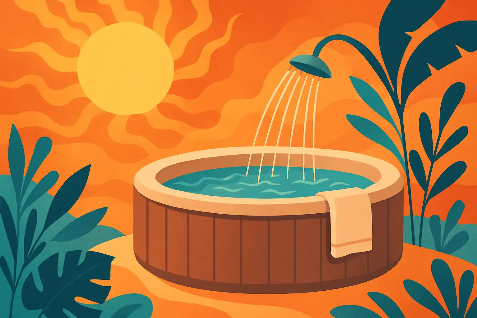 Hittegolf survival: verkoelende spa-settings voor je opblaasbare jacuzzi tijdens tropische dagen