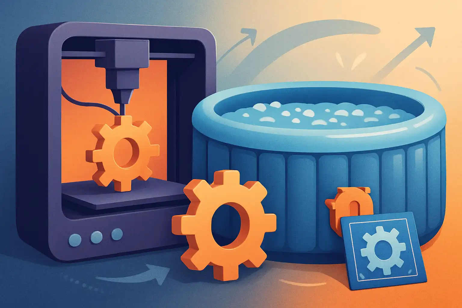 Hoe 3D-printen en maatwerkonderdelen jouw opblaasbare jacuzzi een tweede leven geven