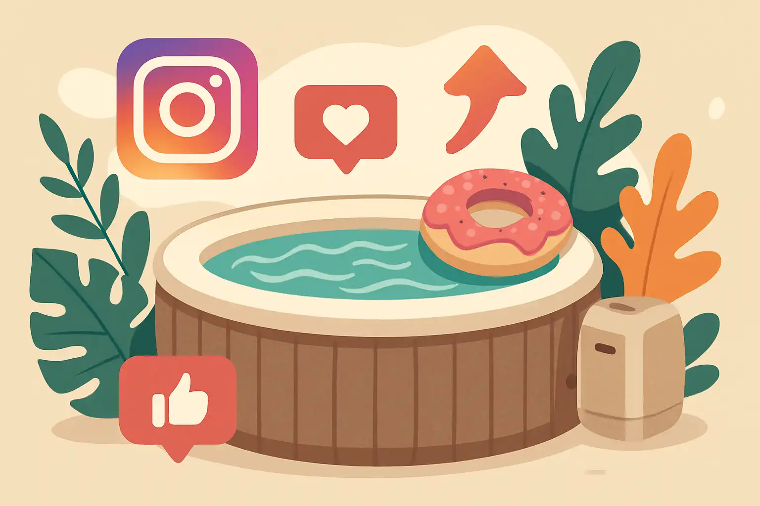 Instagram-ready: stylingtips om jouw opblaasbare jacuzzi viral te laten gaan