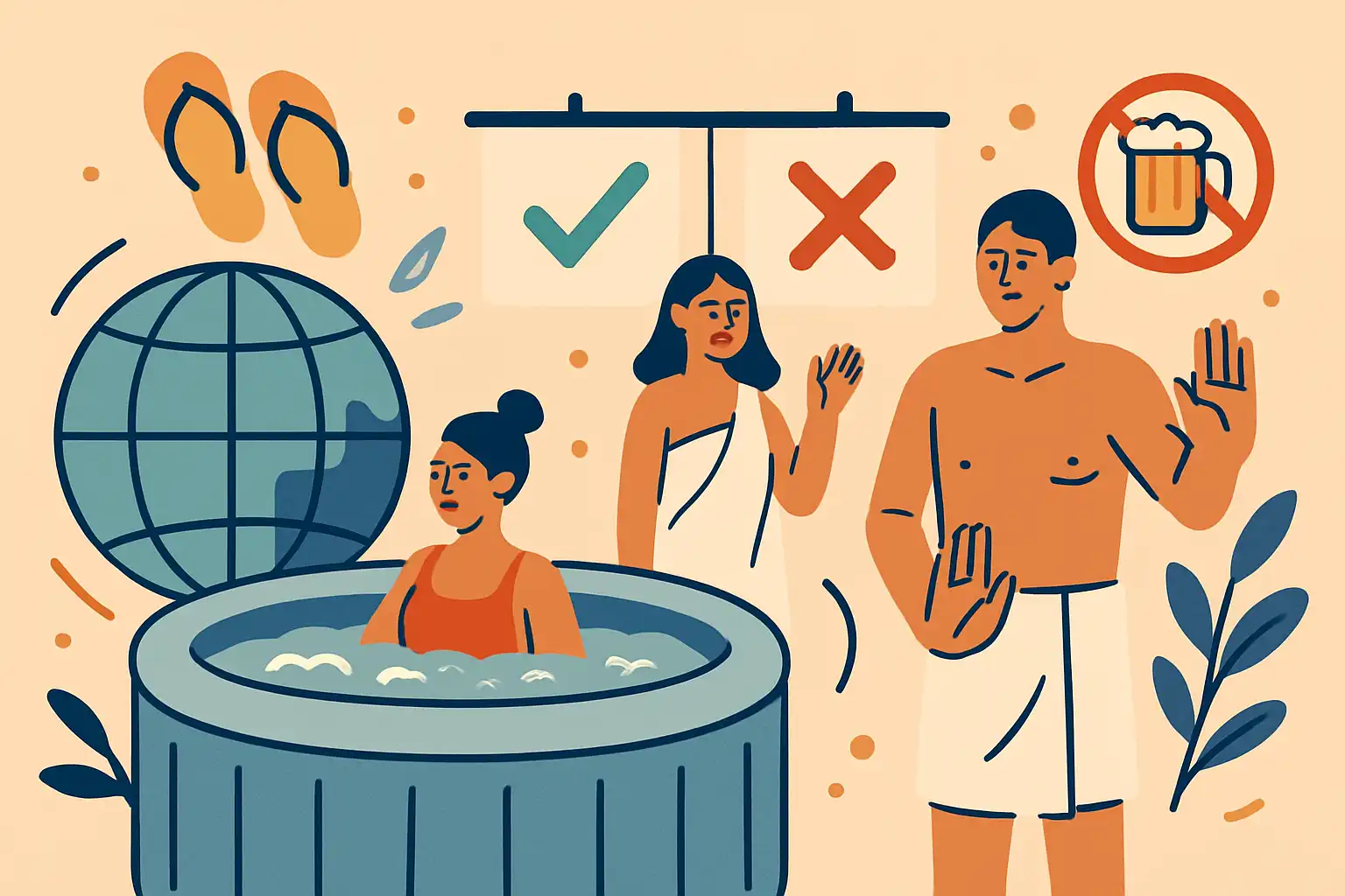 Internationale spa-etiquette: wat je wél en niet doet in een opblaasbare jacuzzi