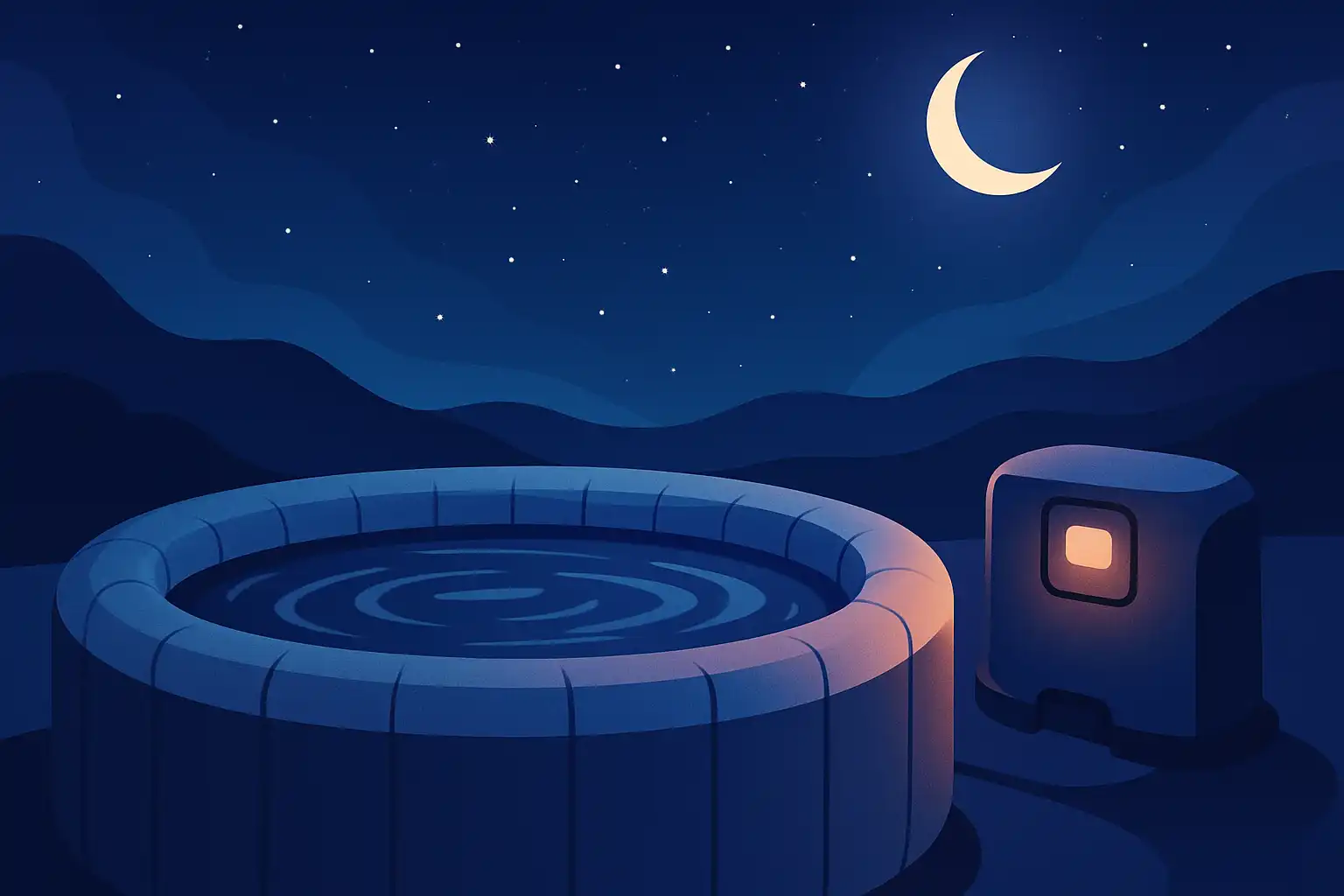 Jacuzzi 's nachts uitzetten of aan laten? De waarheid over energieverbruik en levensduur