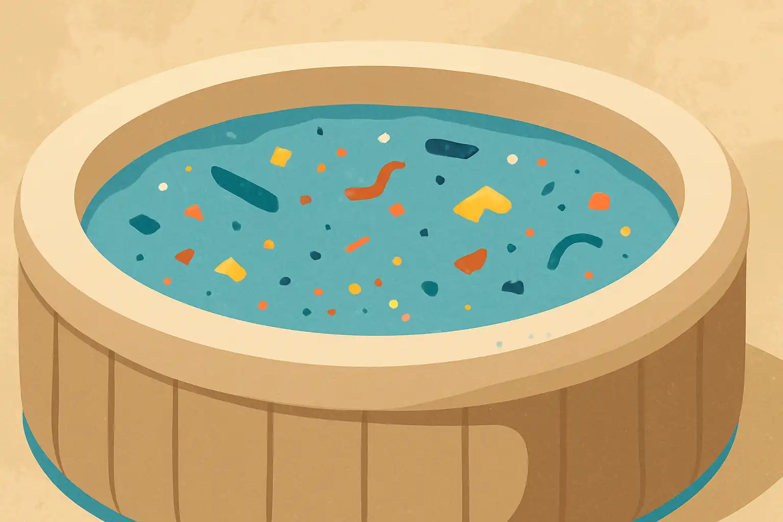 Microplastics in je opblaasbare jacuzzi: wat het betekent en hoe je je water echt schoon houdt