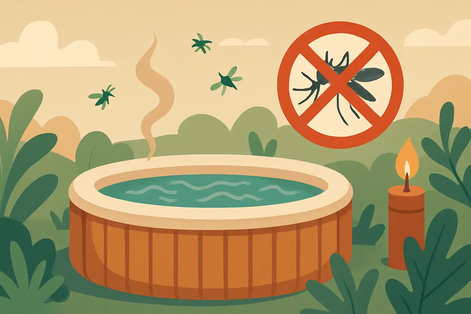 Muggenvrij bubbelen: effectieve en natuurlijke manieren om insecten uit je opblaasbare jacuzzi te houden